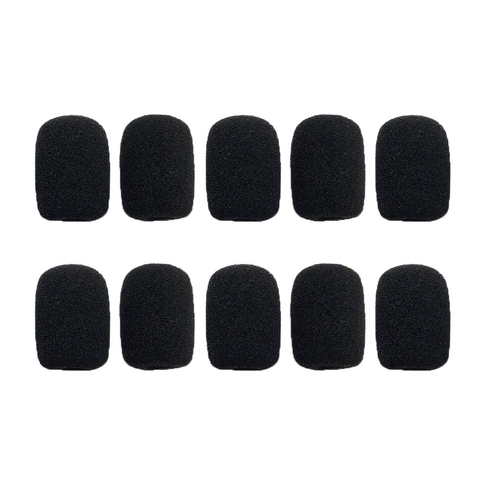 10Pcs 30Mm Zachte Elastische Spons Microfoon Head Cover Voor Headset Mouw Mic