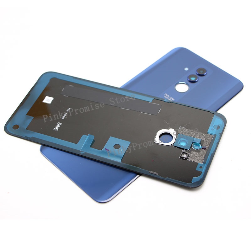 Originele Voor 6.3 "Huawei Mate 20 Lite Glas Back Battery Cover Case Achter + Glas Lens Voor Mate 20 lite Achter Deur