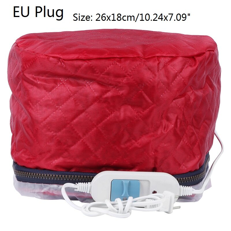 3 Modes Verstelbare Haar Steamer Cap Drogers Elektrische Haar Verwarming Cap Hoed Salon Thuisgebruik Diy Haar Spa Voedende Styling gereedschap: E  EU Plug
