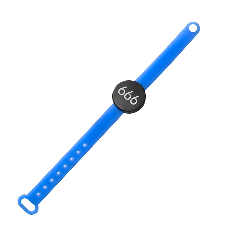 Pulsera EM4100 RFID para cerraduras de taquilla: Azul