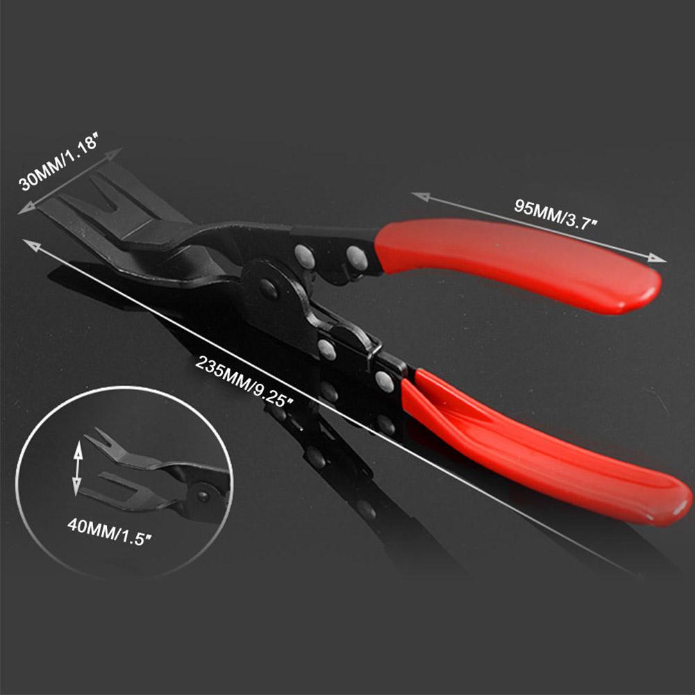 Clips fjernelse tænger fastgørelse trim tang bærbar auto reparation tang for nemt at fjerne trim polstring clips auto tilbehør