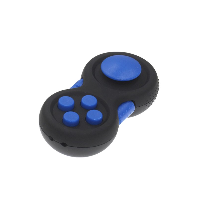 Fidget Hand Shank Pad Spinner ADHD Autism Anixety Stress Relieves Focus Toy Fidget Hand Shank Pad Fidget Toys Autism Toys: Blue