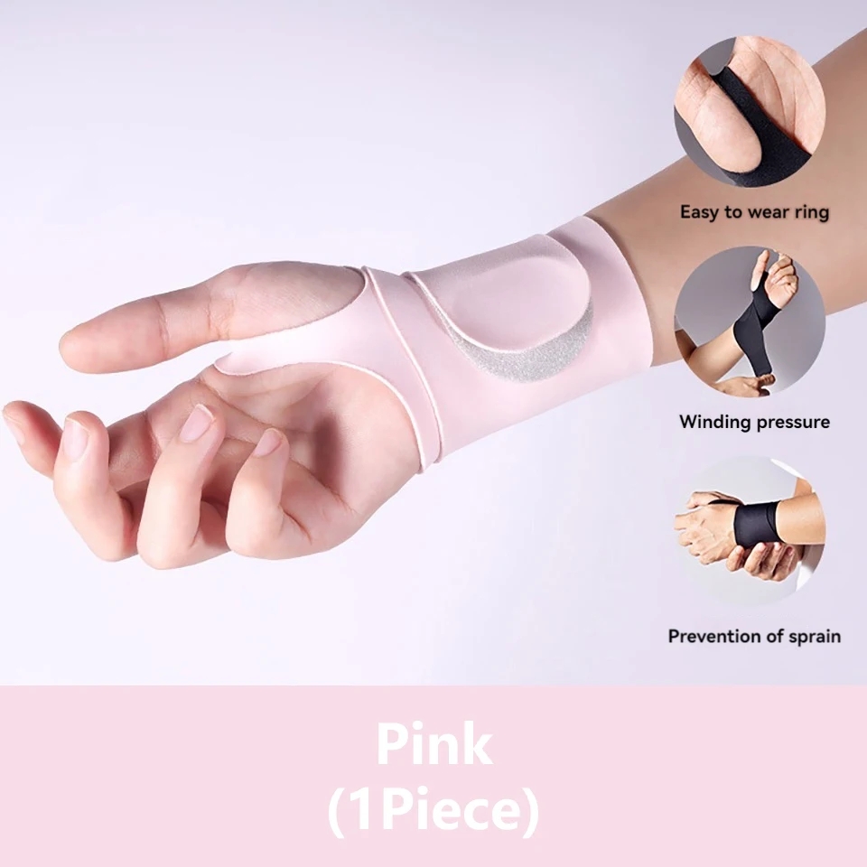 Attelle de poignet à Compression fine réglable, 1 pièce, protection contre les entorses, gaine tendineuse, douleur pour hommes et femmes, exercice de soutien de sécurité: YELLOW