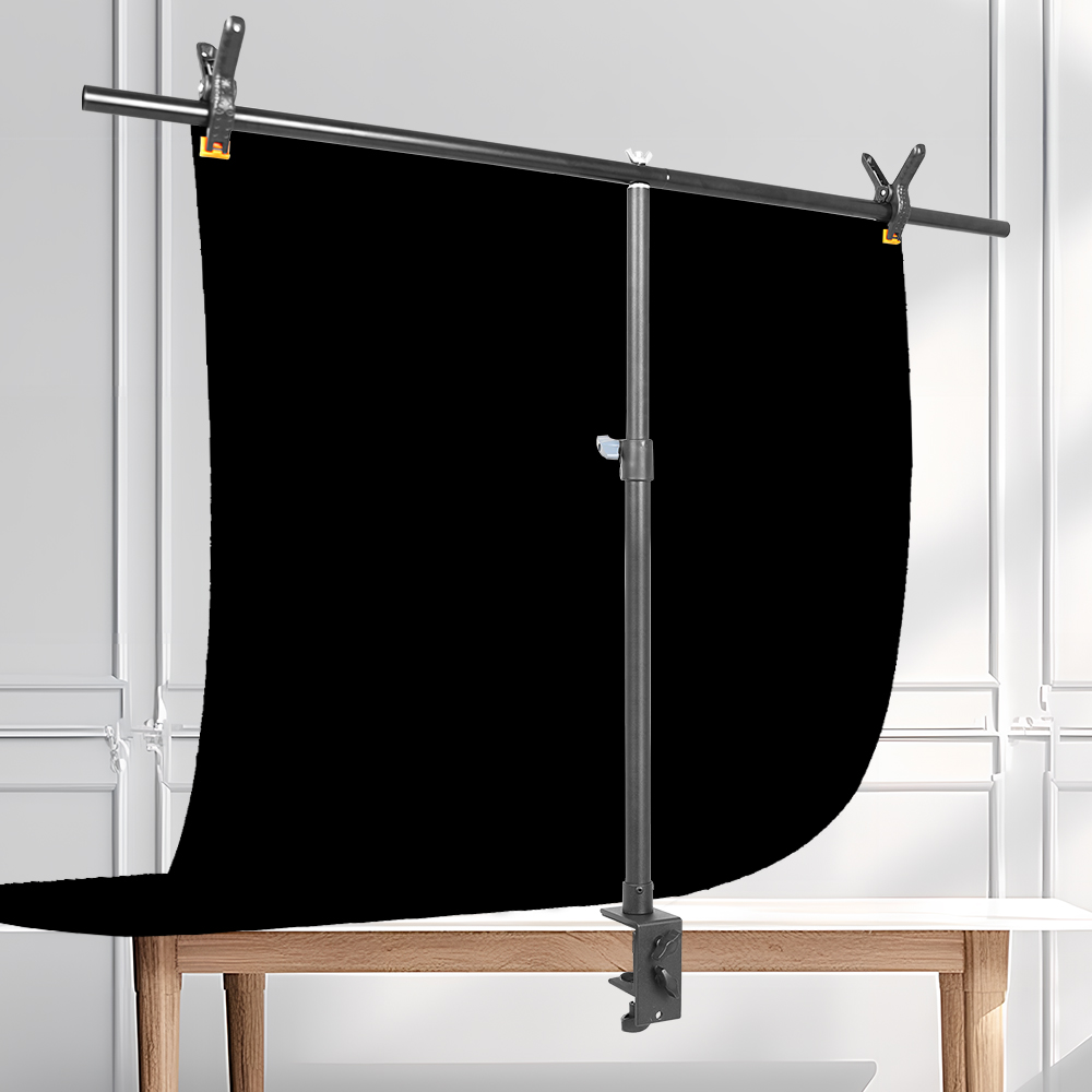 Fotografie Hintergrundständer - T-förmiges Stativ - 56x103cm - Vinyl - drinnen Studio: Hellblau