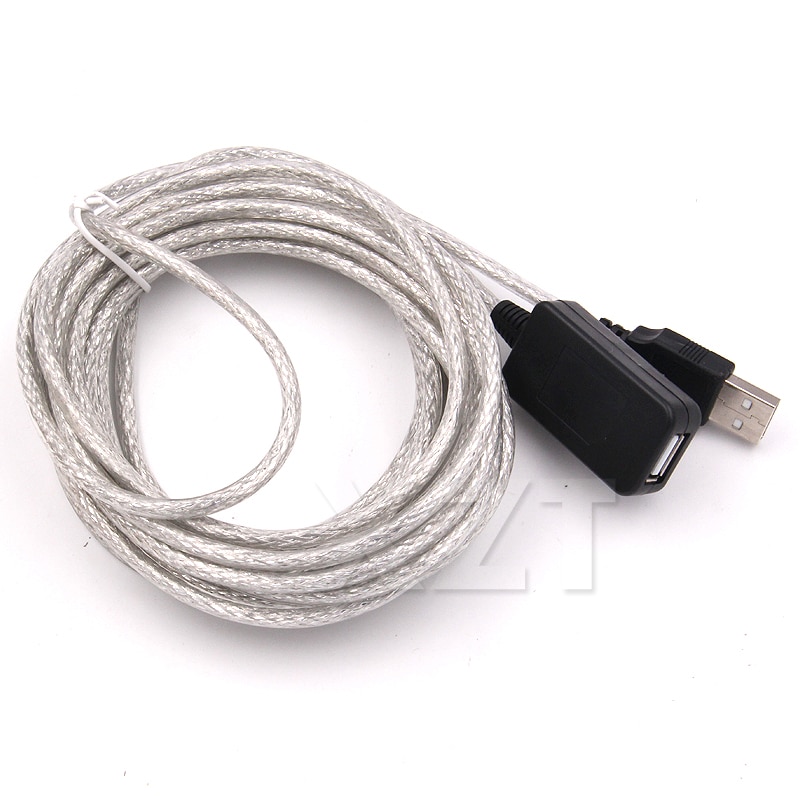 5 M Hoge Snelheid Actieve USB 2.0 Actieve Repeater Mannelijke Verlengkabel Adapter Cord Draad Data Adapter
