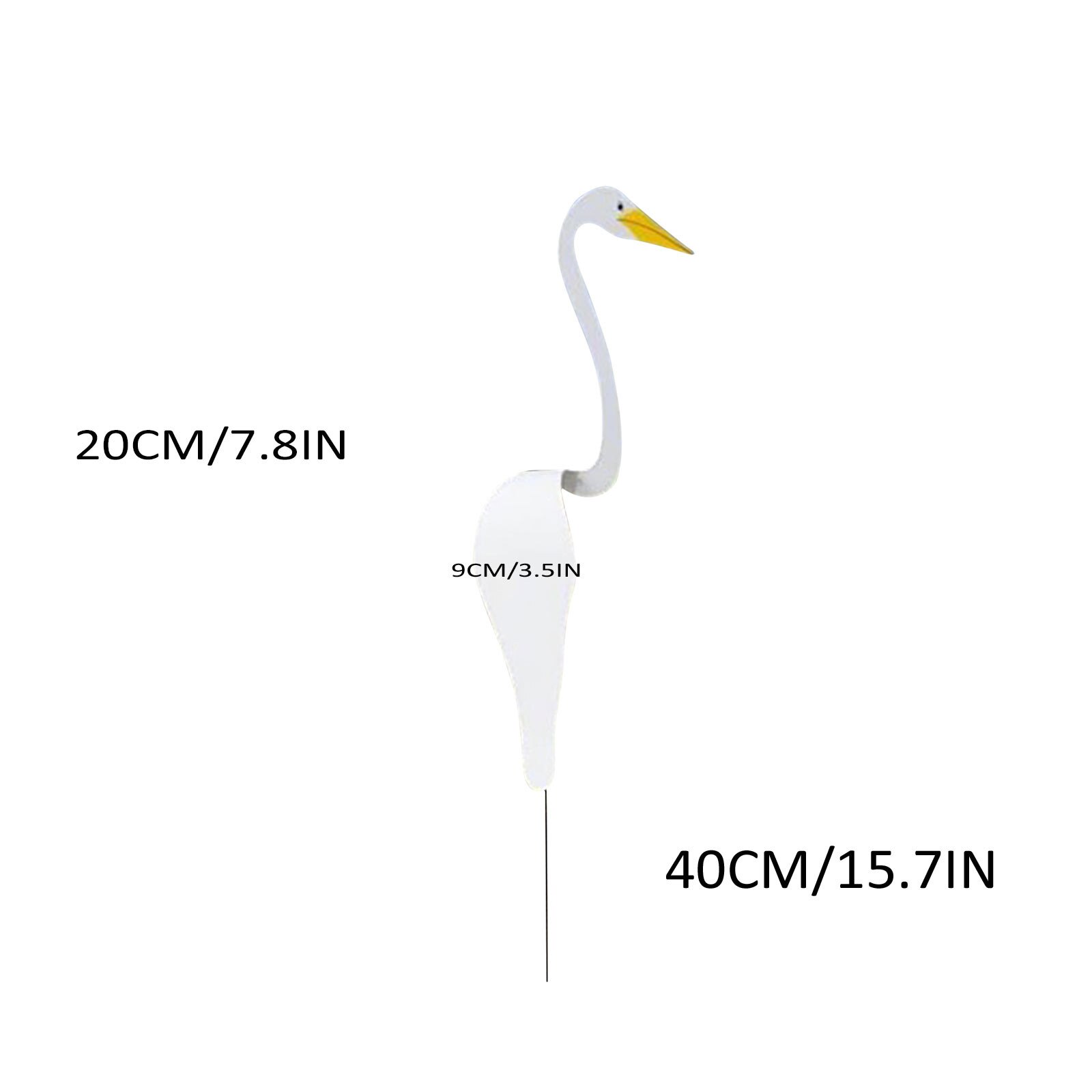 White Swirl Bird-a Whimsical And Dynamic-bird That Spins With The Slight Garden-breeze Breeze Wind chimes Spinner For Home Decor