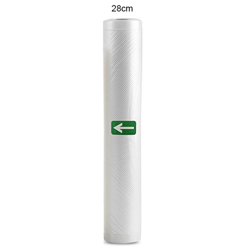 Vakuumförslutningspåsar för matsparare förvaring vakuumförslutare allmän vakuumförpackare hålla fräsch: 28 cm x 500cm