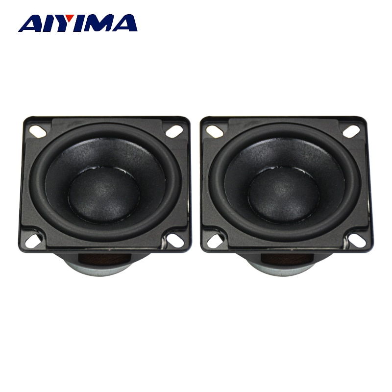 AIYIMA 2 Stks Draagbare Audio Full Range Speakers 53 MM 20 Core 4Ohm 10 W Rubber Side Speaker NdFeB Sterke magnetische Waterdichte Luidspreker