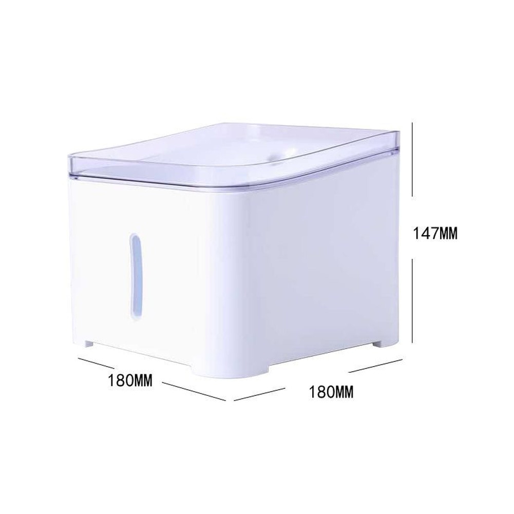 Kæledyr kat vand springvand 2l automatisk hund drikke dispenser elektrisk led belysning usb katte drikker springvand vand føder skål