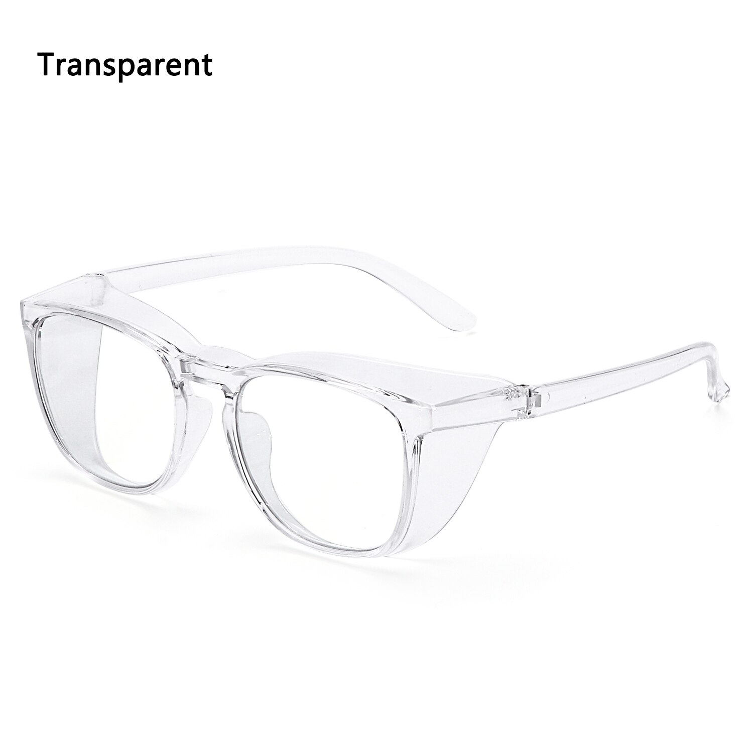 1Pc Anti-Fog Veiligheidsbril Blauw Licht Blokkeren Bril Anti Pollen Bril, oogbescherming Glas Voor Mannen Vrouwen UV400 Bescherming: A -Transparent