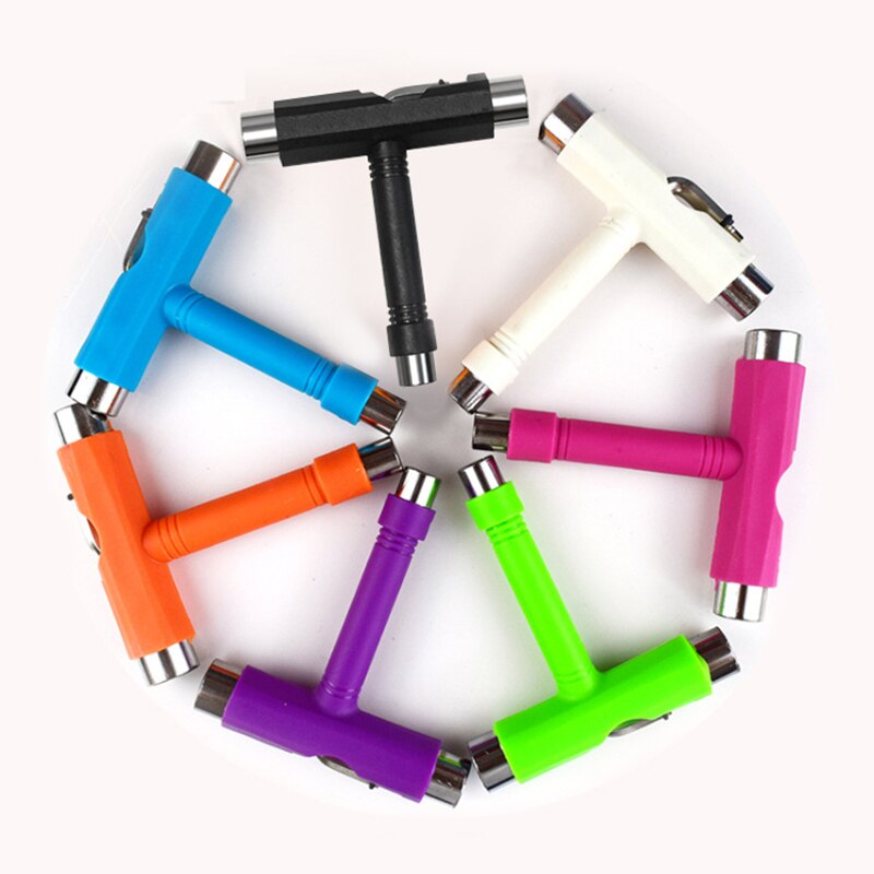 Clé à douille, outil de Skate multifonctionnel tout-en-un pour réparer ou serrer les planches à roulettes, 100x110mm