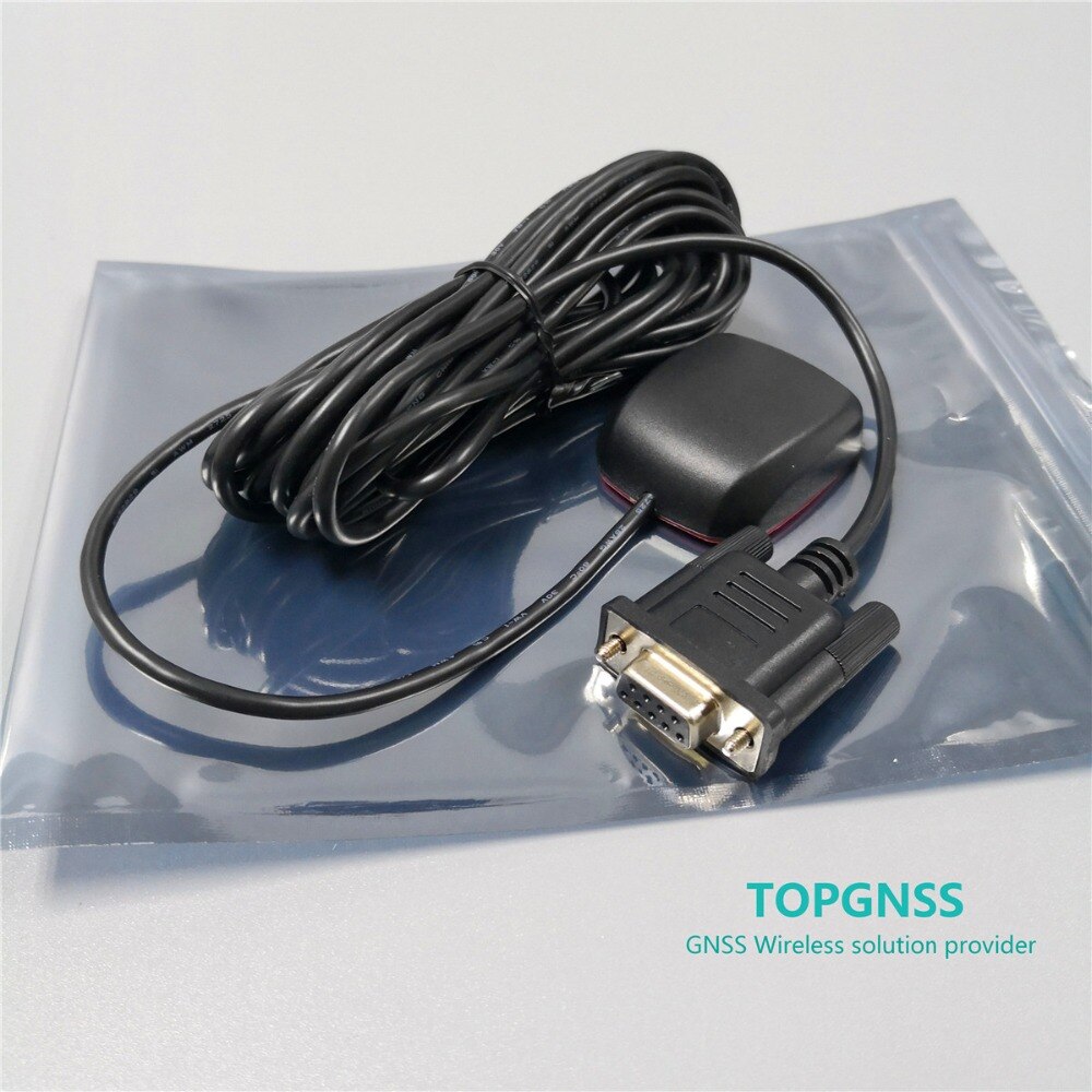 RS232 gps receiver antenna module gps glonass Dual mode VCC 12V NMEA 0183 Industrial control DB9 female GN200GRV12