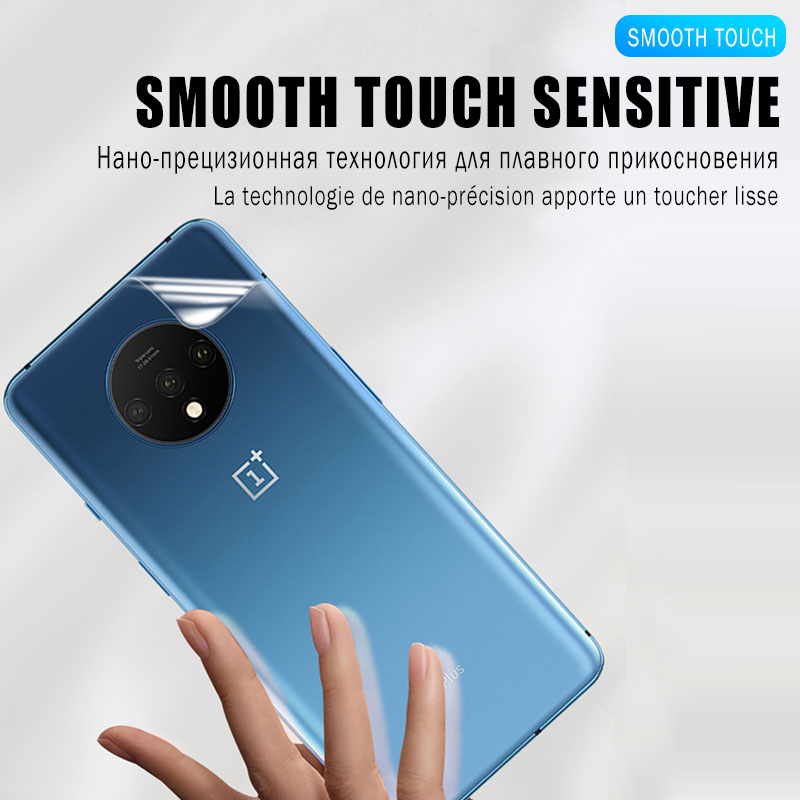 Film Hydrogel arrière pour Oneplus 7 7T Pro 6 6T protecteur d'écran à couverture complète pour One Plus 6 7 7T Pro Film souple Transparent pas en verre
