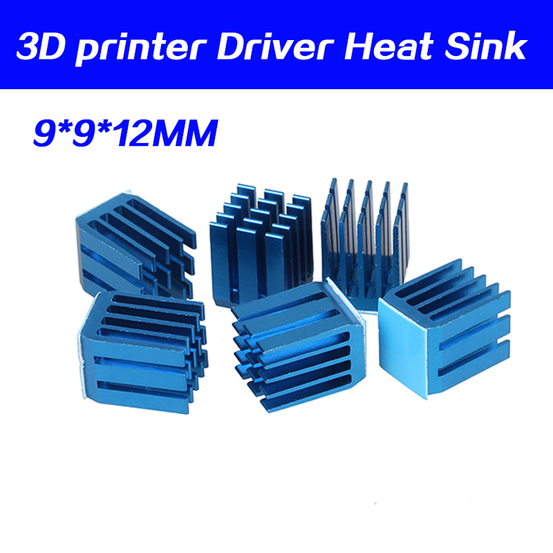 3D printer stappenmotor driver koellichaam A4988 module koellichaam accessoires 9*9*12mm 10 stuks