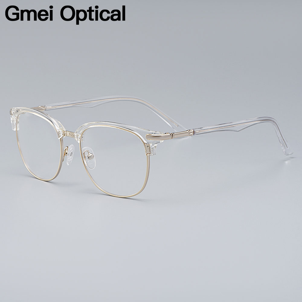 Gmei Optical Brand Square Full Rim Women Glasses Frames Prescription Eyeglasses Retro Optical Frame Eyewear H8042