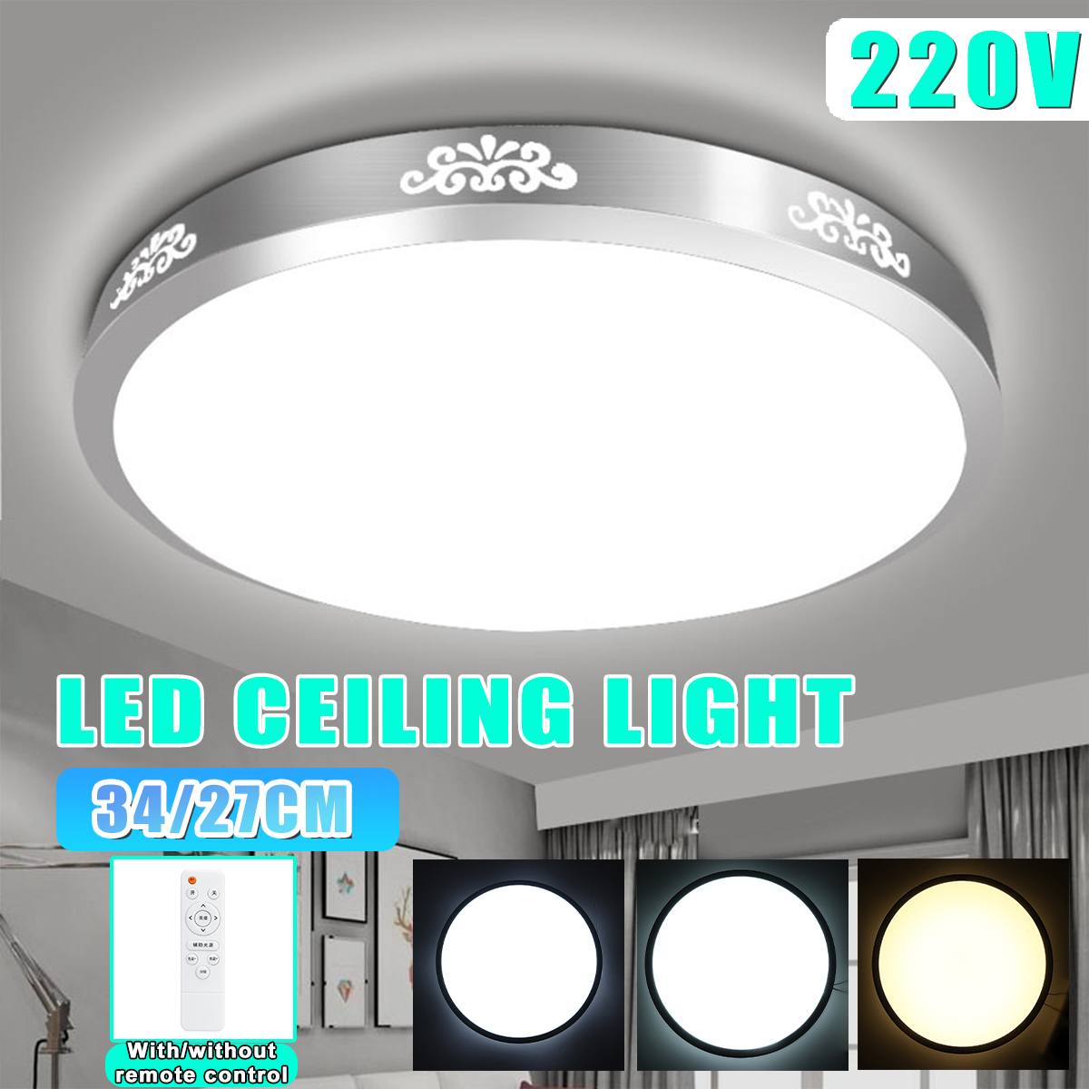 Dimmbare LED Decke Lichter 24 W/48 W Moderne LED Decke Lampen für Heimat Wohnzimmer Oberfläche Montiert LED decke Beleuchtung AC220V