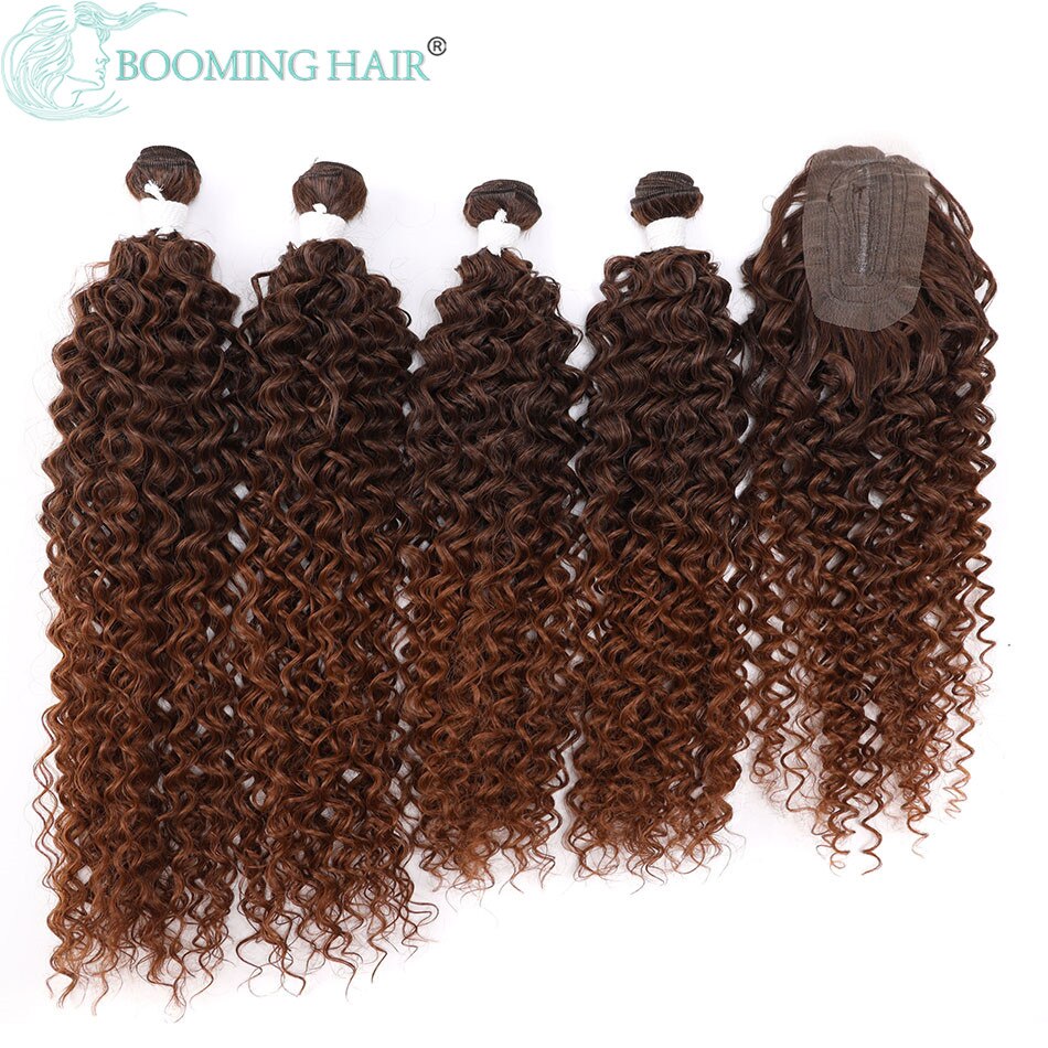 Synthetic Hair Bundles Weaving Long Hair Extension Weave Black Water Wave Hair Bundles Extensions: MT4-30