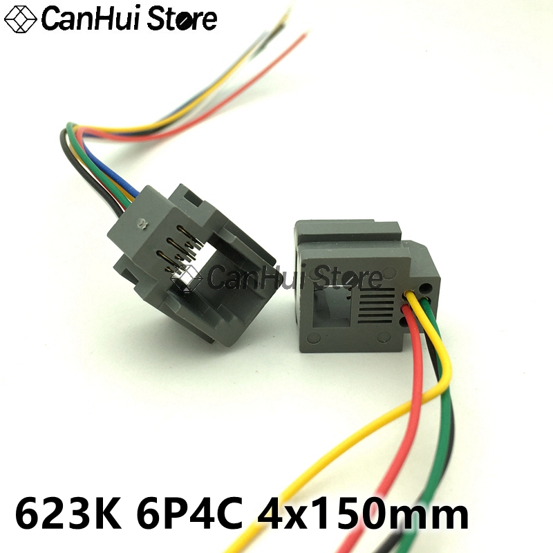 5 uds RJ11 RJ12 RJ45 conector hembra de teléfono con cable 4P4C 6P4C6C 8P8C conector hembra 616E 623K 616M 641D 648K: Lavanda