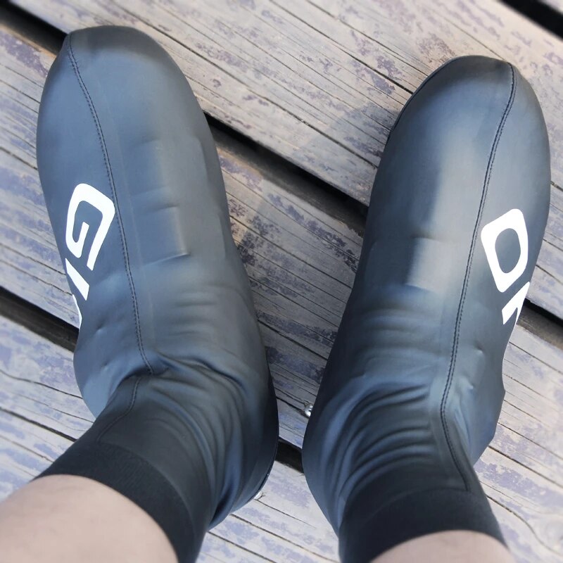 GIYO Fahrradüberschuhe Fahrradschuhüberzüge MTB Fahrrad Anti-Rutsch-Halbzehenwärmer Reflektierender Schutz Wasserdicht Winddicht Winter