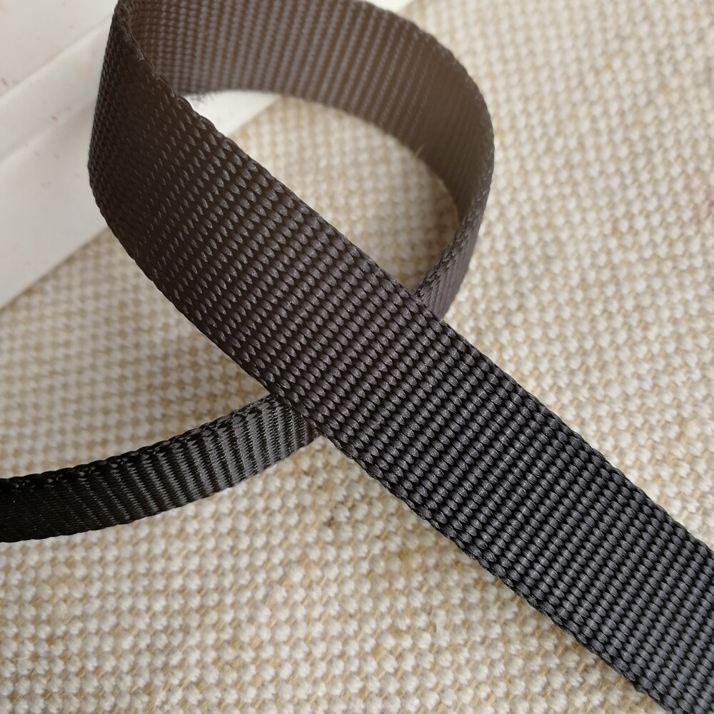 15Mm Nylon Zware Gewicht Zwart 1 Meter Lang Voor Halsbanden Riem Tas