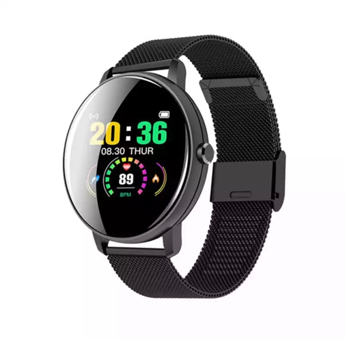 Smartwatch,reloj inteligente,unisex,control bluetooh,llamadas,mensajes,redes sociales,deporte,ritmo cardiaco etc etc: World Metal Black