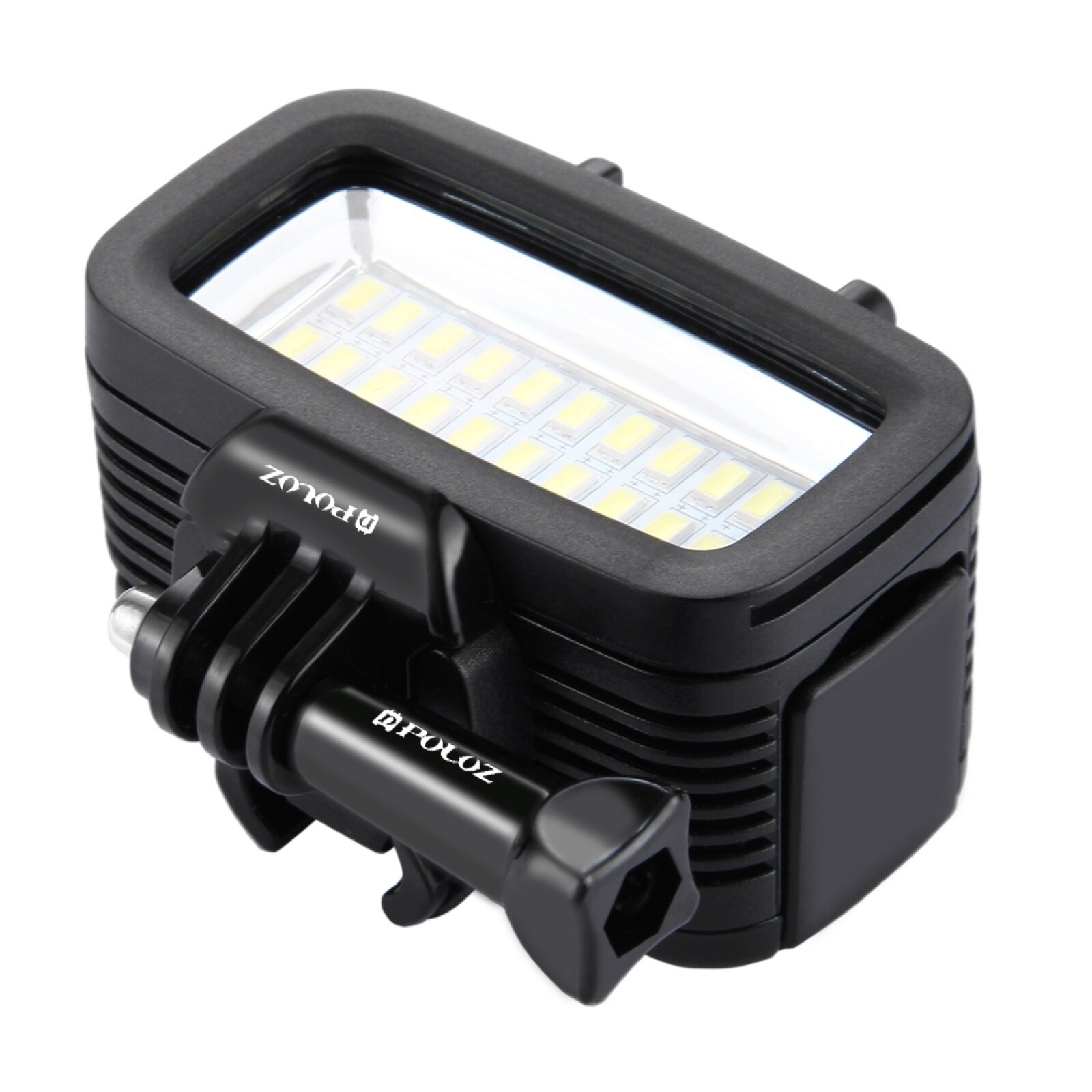 PULUZ 20 LEDs 40m impermeabile IPX8 Studio Light Kit Video e foto per GoPro/ Xiaoyi e altre Action cam luce subacquea