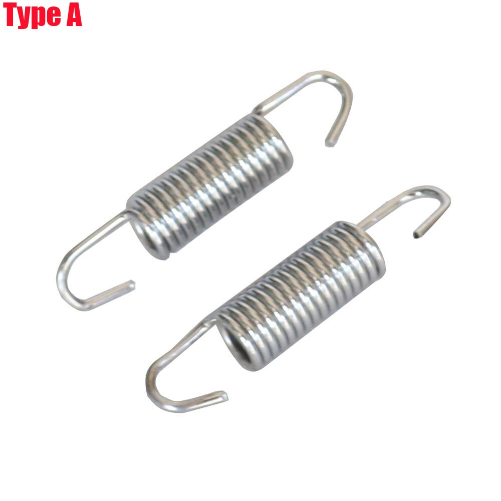 Motorcycle Stainless Steel Spring Hooks Hooking Engine Accessories Motorcycle modified exhaust spring pull reed: Type A