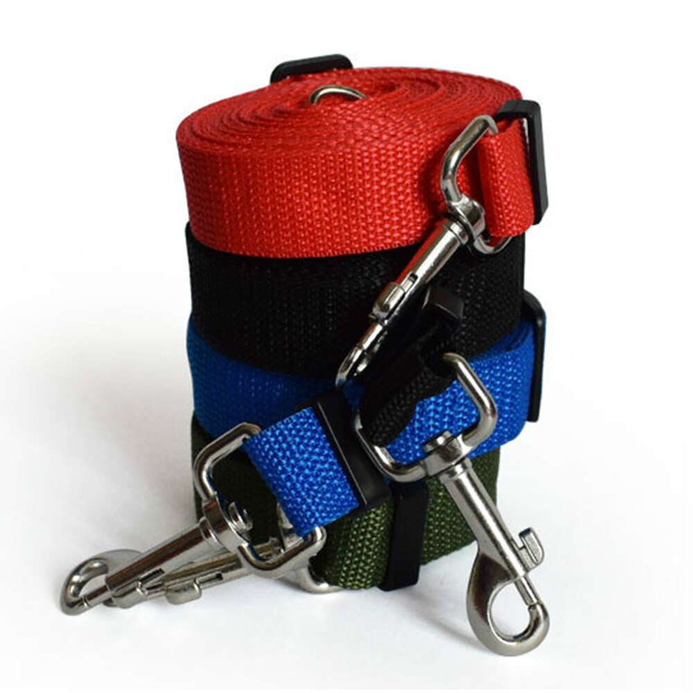 5M Super Long Nylon Cat Lead Leash Pet Traction Rope Adjustable Outdoor Walk Training Leashes Large Labrador Small Puppy Cat