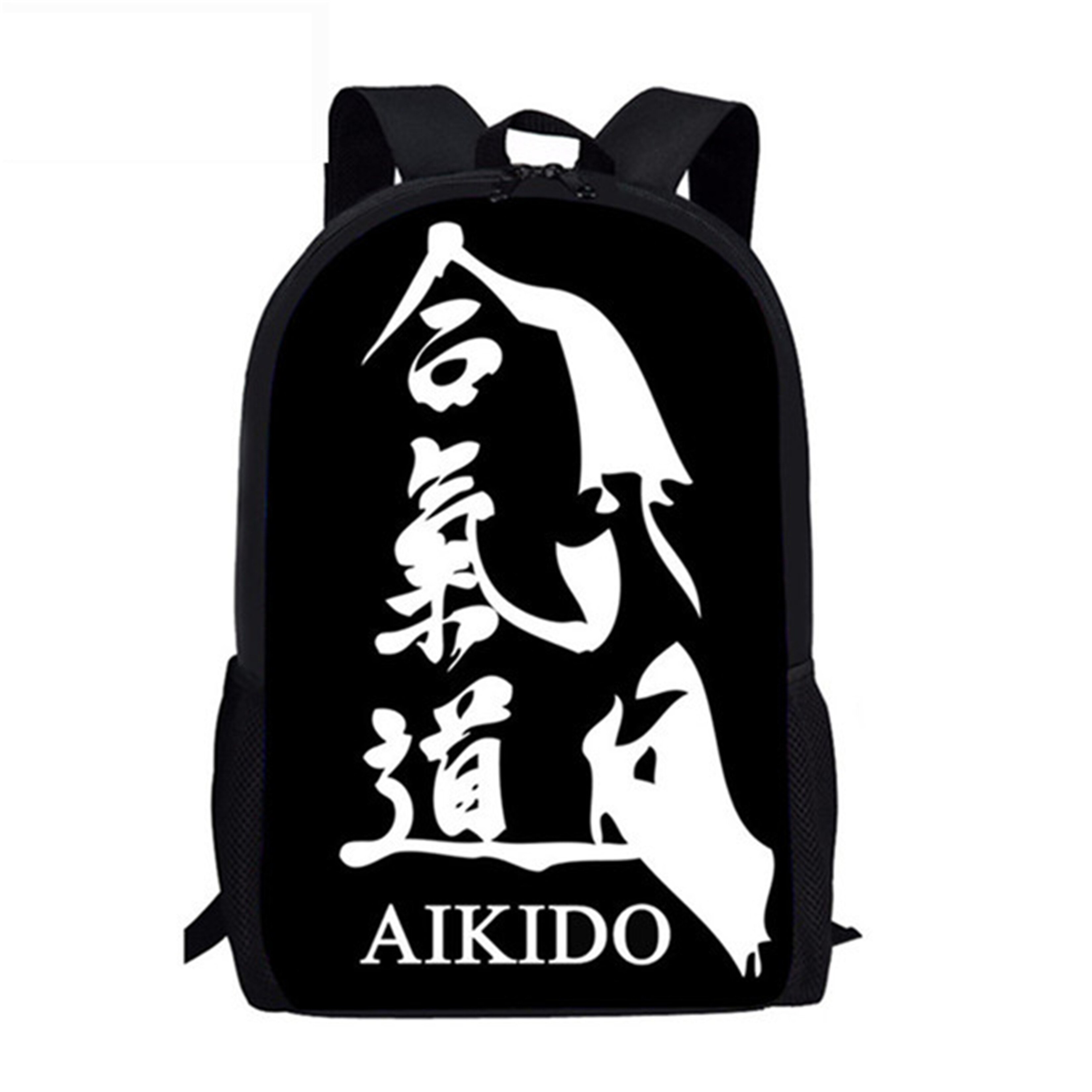Bolsa Escolar Kongfu Judo para niños, mochila con estampado de Aikido para niñas y niños de 3 a 8 años: HK3236C