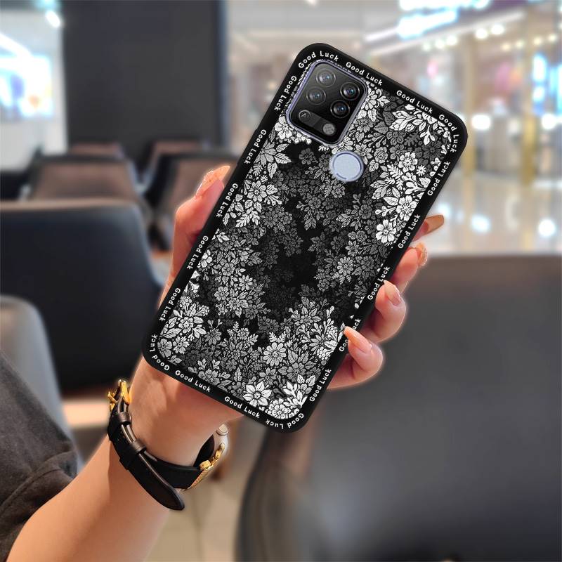 Mobile Case Shockproof Phone Case For Tecno Pova/LD7 Back Cover Silicone Full wrap Phone Protector Cover Anti-dust TPU: Clear