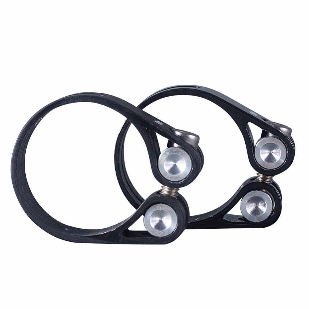 14G/Peice Full Carbon Fiets Zadelpen Klem Road Mtb Fiets Zadelpenklem Fietsen Onderdelen 34.9/31.8 Mm 3K Mat/Glanzend