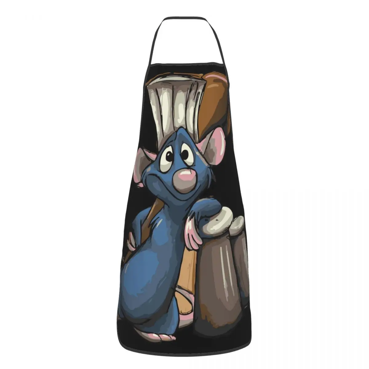 Gran Chef Ratatouille Remy delantal Cocina Chef cocinar hornear babero hombres mujeres cualquier persona puede cocinar Tablier cocina para pintar: Borgoña
