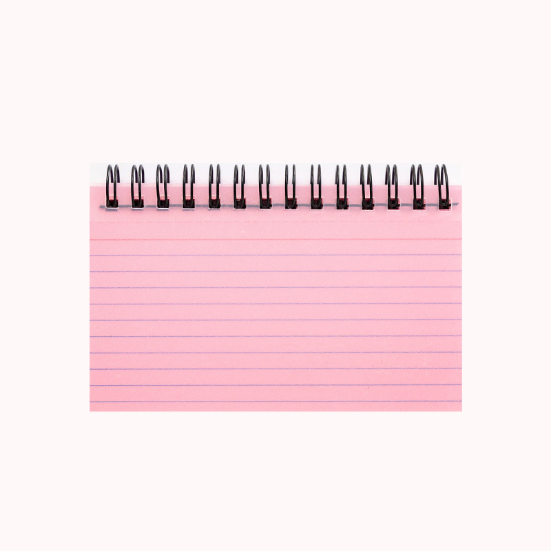 Horizontal Line Notebook Tearable Coil Book Cuaderno Journal Note Book Office Supplies Diary Libretas Stationery Notebooks: PURPLE