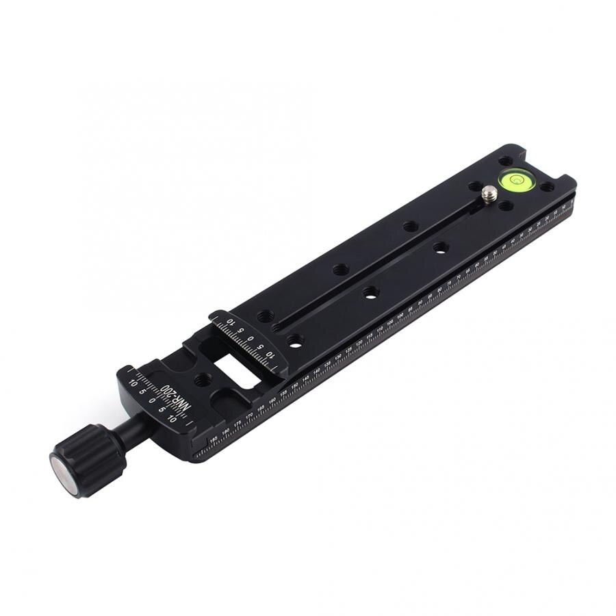 200Mm Nodal Slide Rail Quick Release Plaat Klem Adapter Voor Macro Panoramisch Arca Quick Release Plaat Statief Aluminium