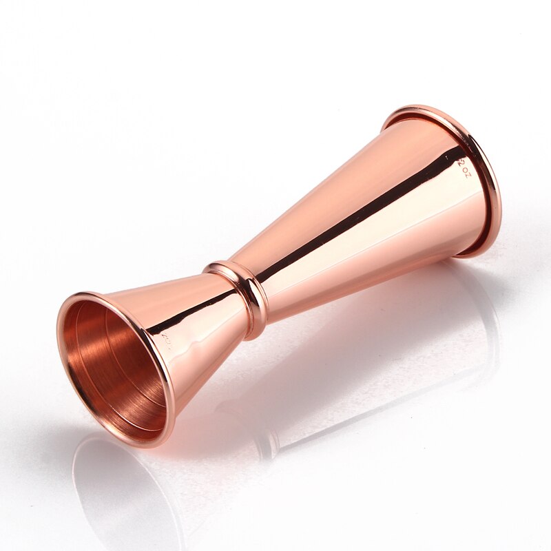 Premium Greenhill Double End Cocktail Jigger, 25/50 ml &amp; 1/2 oz with Inside Markings, 18/8 Stainless Steel Barware