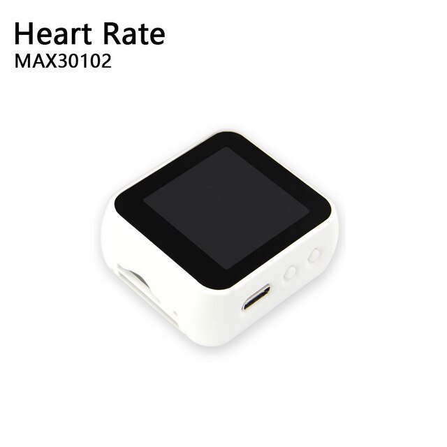 TTGO t-watch Programmable portable Interaction environnementale WiFi Bluetooth Lora ESP32 écran tactile capacitif: Heart Rate W