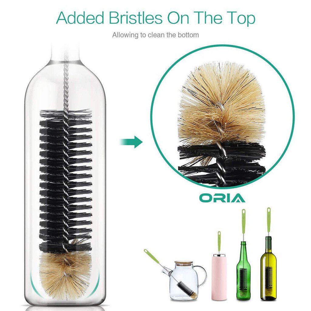 Ultra Long Jug Brush Bottle Brush Washers For Narrow Bottle Kitchen Household Cleaning Accessory Long Handle Bottle Brush #T1P