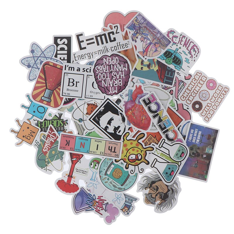 50Pcs Lab Computer Stickers Koelkast Koffer Decora... – Vicedeal