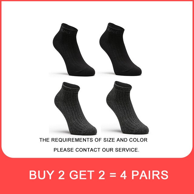ONEMIX Men Women Sports Socks Running Quick Dry Socks Pure Cotton Socks Hiking Climbing Fitness Socks Sports Socks: Buy 2 Get 2 / Suitable 35-40