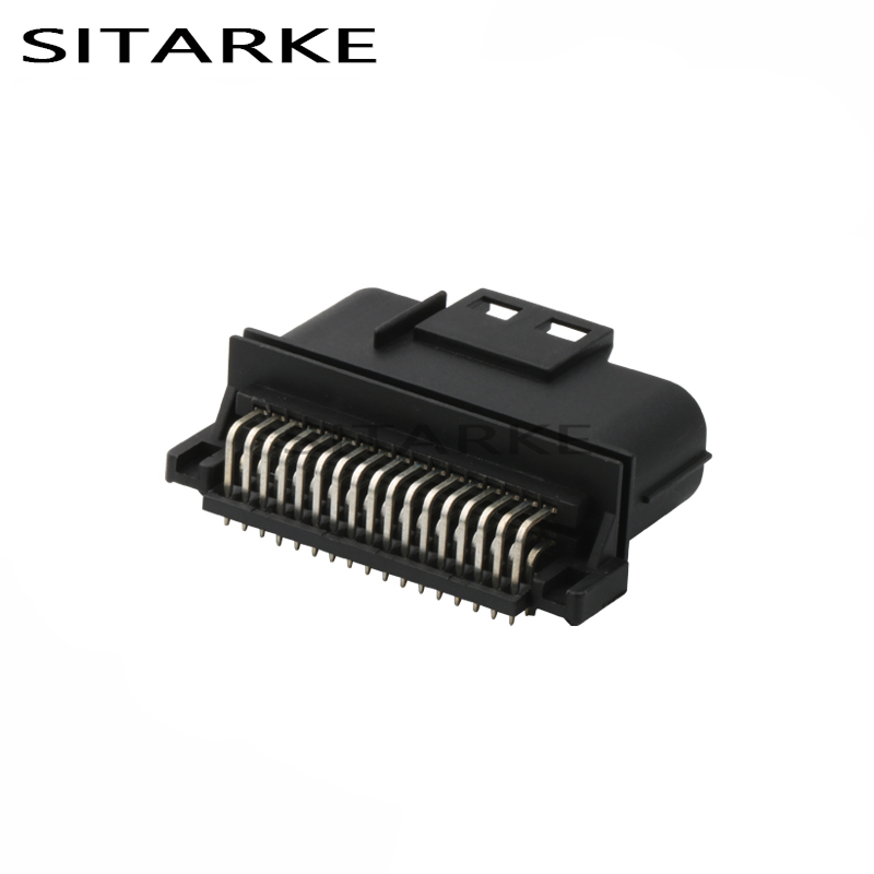 Conector de cable macho hembra sellado ECU automotriz, 34 Pines, enchufe Pcb para motocicleta YAMAHA, MX23A34XF1, MX23A34SF1, MX23A34NF1: Lavanda / Bajo 5 Unids