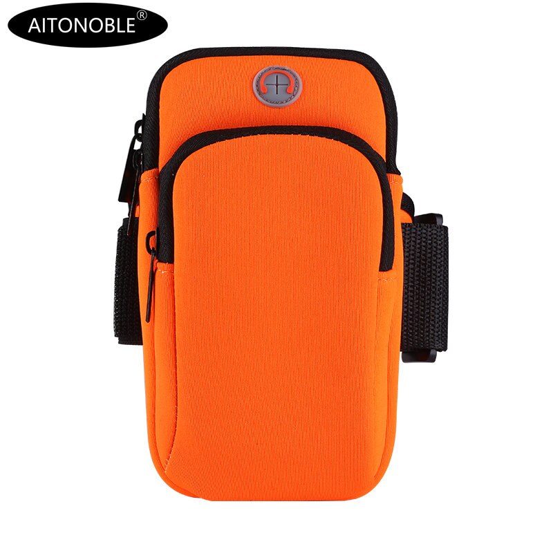 Aitonoble Outdorr Exercise Bag Sports Phone Holder Armband Case Running Armbag Waterproof Bag