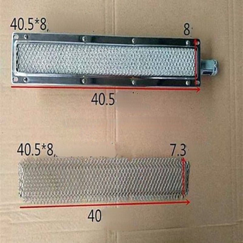 infrared burner plate parts gas heating element gas stove heating element replacement surface burner element For BBQ grill oven: 41 X 8cm