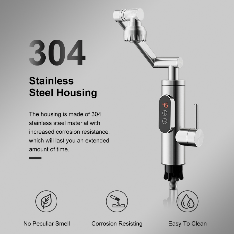 Instant Electric Tankless Water Heater Shower Bathroom Bath Water Heater 220V 3300W Temperature Automatica Household Hotel