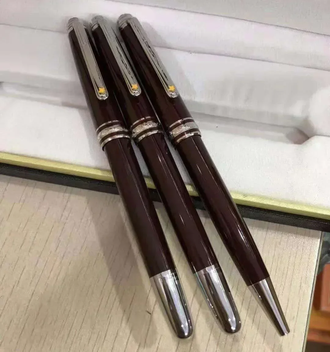 Bolígrafo pequeño Prince de lujo, suministros de oficina de Metal, fuente de Gel para escribir