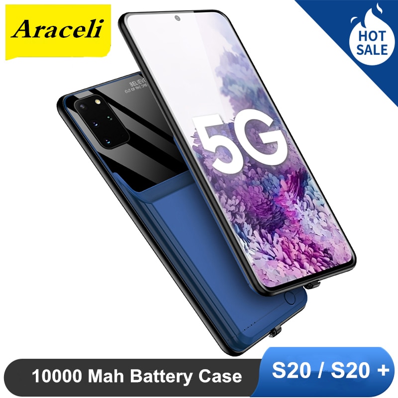 Araceli 10000 Mah Für Samsung Galaxis S20 S20 + Plus Batterie fallen Clever Telefon Stehen Batterie Abdeckung Energie Bank S20 ladegerät fallen