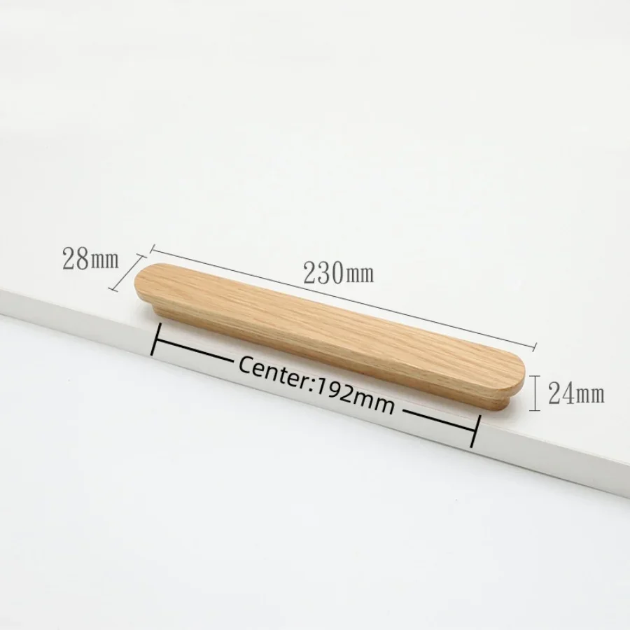 Maniglie per mobili in legno naturale nordico Armadi Maniglie da cucina Maniglie Armadi e cassetti Manopole per comò Maniglie lunghe per guardaroba