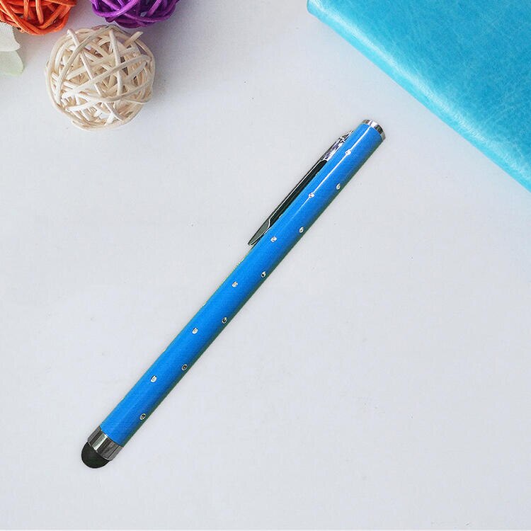 Universal Diamond Flash Stylus Pen Capacitive Screen Resistive Touch Screen Stylus Pen For Mobile Phone Tablet PC Pocket PC: sky blue