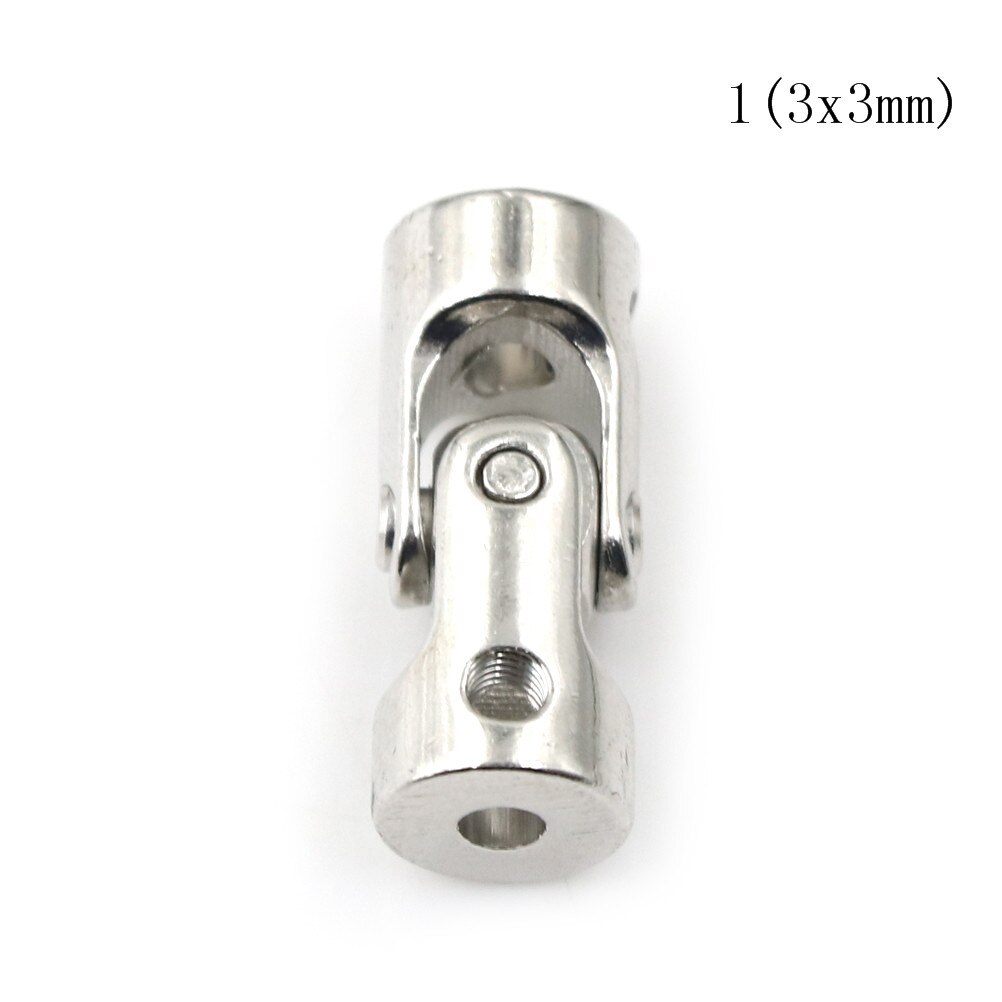 Metallikardaaninivel kardaaniliittimet yleisnivel 4*3mm/4*4mm/5*4mm/5*5mm/5*6/6*6mm rc-veneen osille lisävaruste: 3 x 3