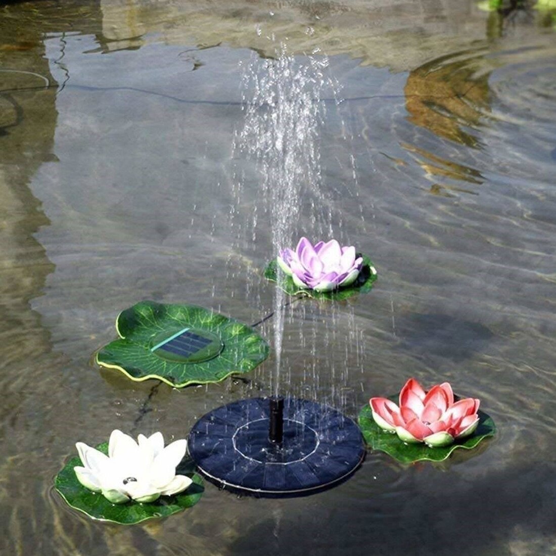 Solar Panel Floating Fountain Garden Decoration Mini Solar Powered Fountain Garden Pool Pond Water Fountain Pump