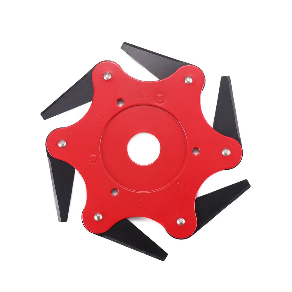 Grass Trimmer Head Brush 6 Blades Cutter 65Mn Brush Cutting Head Garden